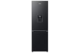 Samsung Series 6 Fridge Freezer, Features AI Energy Mode and SpaceMax™ Technology, Ice Dispenser, Black, Model: RB34C632EBN