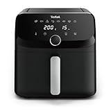 Tefal Easy Fry Mega, Air fryer, Extra-Large Capacity 7.5 L, 8 Preset Programs, Compact Size, EY8558G0, Black