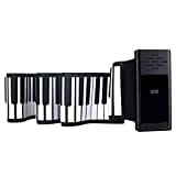 ZXNQ Portable Arranger Keyboards 88 Keys Electric Hand roll piano for Adults Gifts - with Touch Screen/Bluetooth