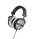 beyerdynamic DT 990 PRO Over-Ear Studio Monitor Headphones - Open-Back Stereo Construction, Wired (80 Ohm, Grey)