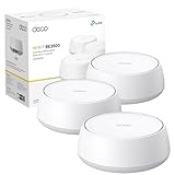 TP-Link Deco BE25(3-pack) Mesh WiFi 7 BE3600Mbps, 2.5G Ports, USB Port, Whole Home WiFi Mesh System, VPN WiFi Router, WiFi Extender Booster, wifi booster, AI-Driven, Easy Setup, Alexa & Google home