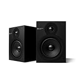 Cambridge Audio SX50 - Pair of Compact Passive Wired Bookshelf Speakers for HiFi or Home Cinema System - Optimised for Smooth and Even Frequency Response - Matte Black