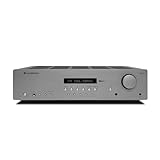 Cambridge Audio AXR85-85 Watt Separate HiFi Stereo Receiver Featuring Built-In Phono Stage FM/AM Radio and Bluetooth 5.0 - Lunar Grey