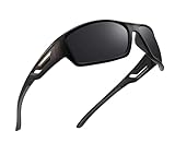 PUKCLAR Polarised Sports Sunglasses for Men Women Driving Sunglasses Cycling Running Fishing Goggles Frame