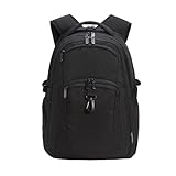 Amazon Basics - Travel Laptop Backpack for 17-Inch Laptop, Black