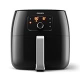 Philips Viva Collection Airfryer XXL with Fat Removal Technology, 2225W, Extra Large Size For Entire Family - HD9650/99, 1.4 KG Capacity, 2225 Watt, Black