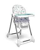 Mamas & Papas Snax Adjustable Highchair, Reclines, Foldable with Removable Tray, Happy Planet