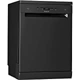 14 Place Settings Freestanding Dishwasher - Black