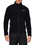 Berghaus Men's Prism Micro Polartec Fleece Jacket, Added Warmth, Extra Comfortable, Black, L