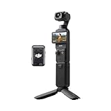 DJI Osmo Pocket 3 Creator Combo, Vlogging Camera with 1'' CMOS & 4K/120fps Video, 3-Axis Stabilization, Face/Object Tracking, Fast Focusing, Mic Included for Clear Sound, Small Camera for Photography