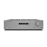 Cambridge Audio AXR100-100 Watt Separate HiFi Stereo Receiver Featuring Built-In Phono Stage FM/AM Radio and Bluetooth 5.0 - Lunar Grey