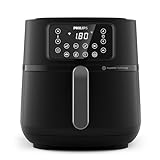 Philips Airfryer 5000 Series XXL, 7.2L (1.4Kg) - 6 portions, 16-in-1 Airfryer, Wifi connected, 90% Less fat with Rapid Air Technology, HomeID app (HD9285/91)