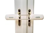 PATLOCK French Door, Patio and Conservatory Security Lock for Double Doors Fitted with 2 Internal Horizontal Handles