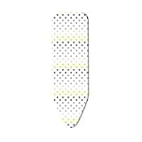 Minky Elasticated Medium Ironing Board Cover, Foam, White, 110 x 35 cm