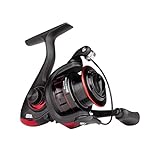 Abu Garcia Cardinal X Spinning Reel, Fishing Reel, Spinning Reels, Predator Lure Fishing - Trout, Perch, Pike, Salmon, Unisex, Black/Red, 1000