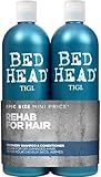 Bed Head by TIGI | Recovery Shampoo and Conditioner Set | Professional Moisturising Hair Repair Treatment | Ideal For Dry And Damaged Hair | 750 ml ( Pack of 2)