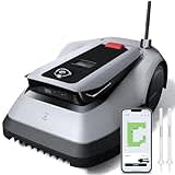 ECOVACS Goat G1-800 Robot Lawnmower No Boundary Wire for Gardens up to 800㎡ (AIVI 3D Obstacle Avoidance, Intelligent Path Planning, No-entry Zone Setting, Logical Cutting, 16 Zones Management)