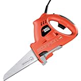 BLACK+DECKER Scorpion Handsaw, 400W, Corded, Tool Free Blade Change, Includes 3 Blades, KS890ECN-GB