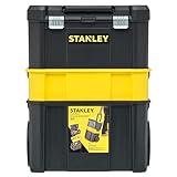 STANLEY Essential Rolling Workshop Toolbox, 3 Tier Stackable Units, STST1-80151