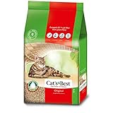 Oko Cats Best Wood Litter Original Clumping Plus Cat Litter, 30 Liter