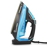 Morphy Richards Turbosteam Pro Steam Iron, Ceramic Non-stick, 200g Steam Boost, 40g Steam Output, 380ml Water Tank, Digital Control, Intellitemp Technology, Auto Shut off, 3m Cord, 3100W, Blue, 303210