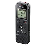 Sony ICD-PX470 Digital Wide-Stereo MP3 Voice Recorder with S-Microphone, Built-In USB, 4 GB Memory, SD Memory Slot and 55 Hours Recording