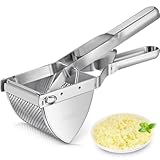 Potato Ricer, Sopito Stainless Steel Potato Ricer Multifunctional Fruit Vegetable Masher for Smooth Fluffy Mashed Potatoes