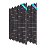 Renogy Solar Panel, 640W Monocrystalline Solar Panel, 2pcs 320W Solar Panel PV Module Solar Power System, High-Efficiency Solar Panel for Campervan, Home, Boat, Residential Commercial House