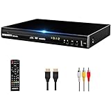 Blu-Ray DVD Player, Full HD 1080p Home Theater Disc System, Region B/2 Blu-Rays,Multi Region DVDs, HD Blu-Ray DVD Player for TV with USB/Coaxial Audio/HDMI/AV