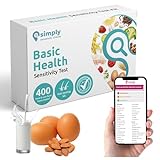 Basic Health Sensitivity Test by Simply Sensitivity Checks | Hair Strand Food Intolerance Test Kit| Food & Drink Sensitivities/Intolerance Testing Kit for Adults (400+ Items Tested)…