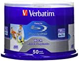 Verbatim 43812 25GB BD-R Blank Blu-Ray Disc - Blank Blu-Ray Discs (BD-R, 25GB, 405nm, Spindle, 50 Pieces)