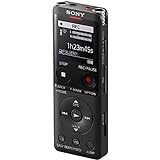 Sony Icd-UX570 MP3/LPCM Digital Voice Recorder (Dictaphone) with Built-In USB, 4GB, OLED Screen - Black