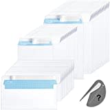 45 White Mailing Envelopes, 100 GSM Mixed Sized Self Seal Greeting Card Envelopes, Invitation Envelopes for Posting Mailing Home Office and Ecommerce(15 DL+15 C5+15 C4+1opener)