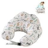 Topchances Pregnancy Pillow,Nursing Pillow Multifunctional Breastfeeding Pillow with 100% Cotton Pillowcase U Shaped Pregnancy Pillow,Gifts for Moms-Washable Breastfeeding Pillows (Animal World)