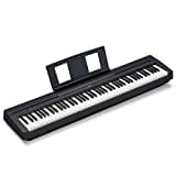 YAMAHA P-45B Digital Piano - Light and Portable Piano for Hobbyists and Beginners, in Black