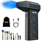 EUKI Compressed Air Duster PC Cleaner, 150000RPM Air Blower for PC Cleaning, Electric air Dusters, 3-Speed Cordless Rechargeable Reusable Compressed Air Blaster for Laptop Computers Keyboard