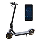 AOVOPRO Electric Scooter Adult Basic/with Dual suspension and Turn signal, 350W/500W Motor, 30km/45km Long Range, Max Speed 25 km/h, 3 Speed Settings, App Control (AV01)