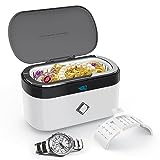 LifeBasis CS1 Ultrasonic Cleaner 42000Hz 500ML Jewellery Cleaner with Touch Panel and 5 Time Settings Ultrasonic Jewellery Cleaner for Jewellery Glasses Watches Dentures Coins Guin-Ness Surger Cans