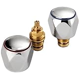 UKDD® Contract Handle Basin Tap Reviver Kit Replacement Tap Head with Cartridge 1/2" Chrome (Hot & Cold)