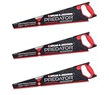 Spear & Jackson B9822 Triple Pack Predator Universal Saw, 22" x 8pts (Pack of 3 Saws)