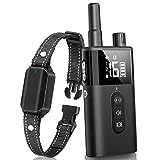 Anti Barking Collar with Remote 1600Ft, Dog Training Bark Collar for Small Medium Large Dogs(5-120 lbs) with Vibration&Sound&Safety Lock, Stop Dog Barking Rechargeable&Waterproof Humane