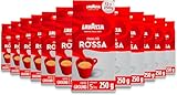 Lavazza, Qualità Rossa, Ground Coffee, 12 Packs of 250 g, Ideal for Moka Pots, with Aromatic Notes of Chocolate and Dried Fruits, Arabica and Robusta, Intensity 5/10, Medium Roasting