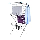 Minky 3 Tier Plus Clothes Airer, Silver