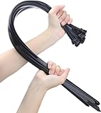 26 Inches Large Zip Ties Heavy Duty 30 Packs - Max Load 200 LBS, Work Temp 5 ℉ - 176 ℉ - Long Durable Adjustable Nylon Wire Ties for Both Indoor and Outdoor