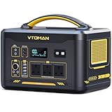 VTOMAN Jump 2200 Portable Power Station 2200W(Peak 4400W) - 1548Wh LiFePO4 Solar Power Generator 2200W Constant-Power Battery Powered Generator, Dual PD 100W Type-C, Capacity Expandable to 3096Wh