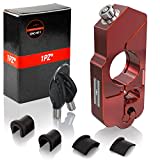 1PZ UKT-TS3 Motorcycle Handlebar Lock Brake Clutch Lever Security Locks Theft Protection Anti-thief for Motorbike ATV Scooter(Red)