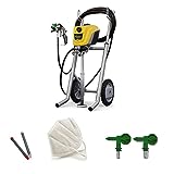 WAGNER Airless ControlPro 350M Paint Sprayer for interior and exterior wood, metal, wall and ceiling paints, covers 15 m² - 2 min, 110 bar, adjustable spray pressure, 15 m hose