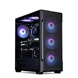 HORIZON Gaming PC Tower | Intel i5 12400F | NVIDIA RTX 4060 Ti | 32GB 3200Mhz RAM | 1TB NVMe SSD | 650W 80+ PSU | ARGB Black Airflow Gaming PC Case | WiFi | VR Ready | Windows 11 - Desktop Computer