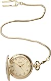 Sekonda 50mm Classic Pocket Watch Cream Dial with Gold Case & Stainless Steel Chain