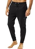 SPIRIT OF ESSEX Cargo Joggers Men (UK, Alpha, L, Regular, Regular, Black)